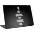Eat Brains and Zombie On Black Surface Laptop 4 15in Skin