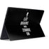 Eat Brains and Zombie On Black Surface Pro 7 Skin