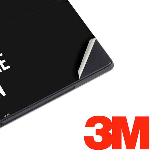 Eat Brains and Zombie On Black Surface Pro 7 Skin