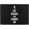 Eat Brains and Zombie On Black Surface Pro 8 Skin