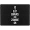 Eat Brains and Zombie On Black Surface Pro 9 Skin