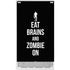 Eat Brains and Zombie On Black Xbox Series S Console Skin