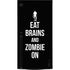 Eat Brains and Zombie On Black Xbox Series X Console Skin