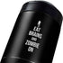 Eat Brains and Zombie On Black Yeti Colster Can Insulator Skin