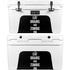 Eat Brains and Zombie On Black YETI Tundra 45 Hard Cooler Skin