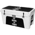 Eat Brains and Zombie On Black YETI Tundra 75 Hard Cooler Skin