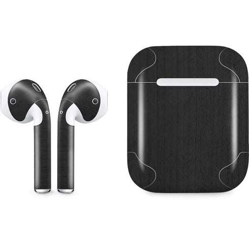 Ebony Wood Apple AirPods Skin
