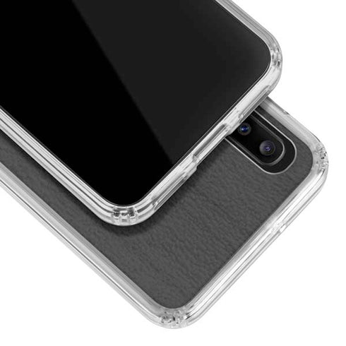 Ebony Wood Galaxy A20 Clear Case