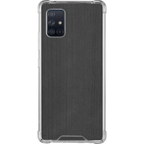 Ebony Wood Galaxy A71 5G Clear Case