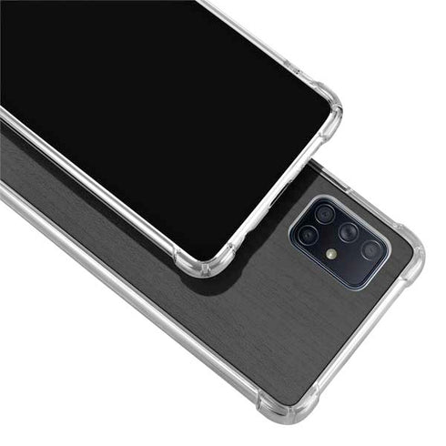 Ebony Wood Galaxy A71 5G Clear Case