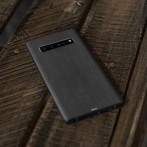 Ebony Wood Galaxy S10 Skin