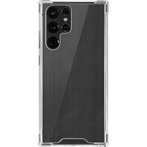 Ebony Wood Galaxy S22 Ultra Clear Case