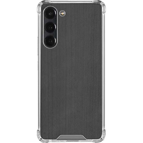 Ebony Wood Galaxy S23 Plus Clear Case
