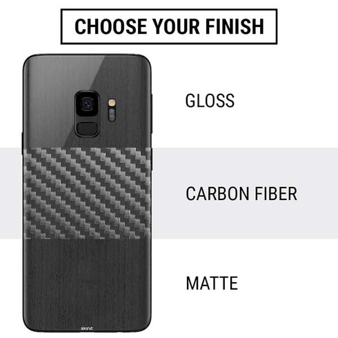 Ebony Wood Galaxy S9 Skin
