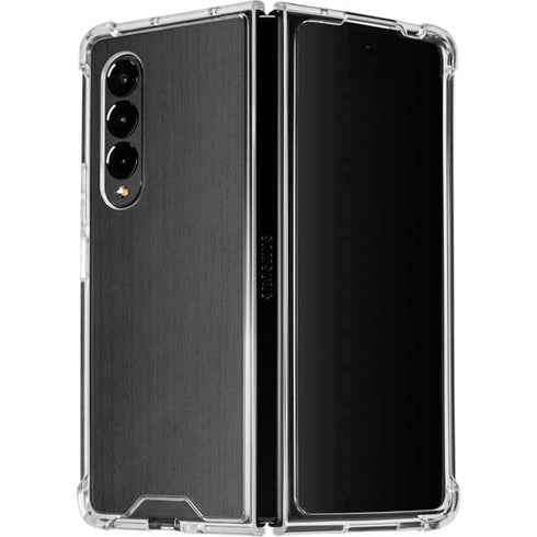 Ebony Wood Galaxy Z Fold4 5G Clear Case