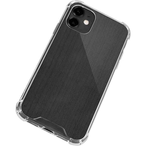 Ebony Wood iPhone 12 Clear Case