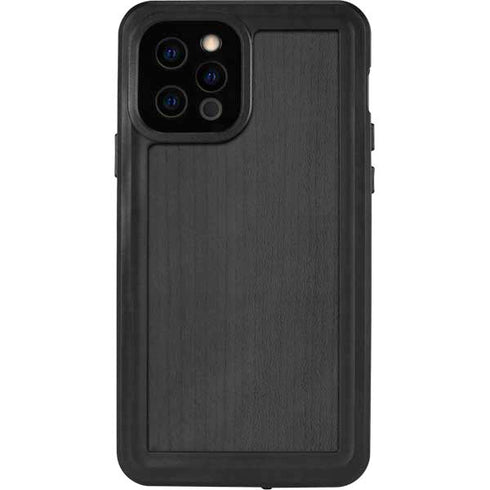 Ebony Wood iPhone 12 Pro Waterproof Case