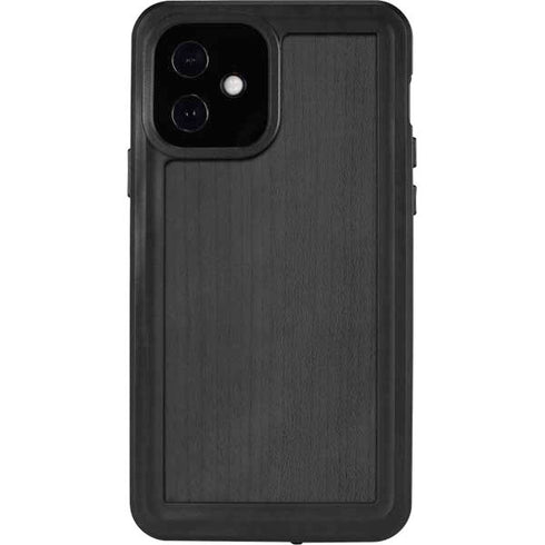Ebony Wood iPhone 12 Waterproof Case
