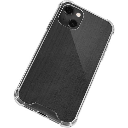 Ebony Wood iPhone 14 Plus Clear Case