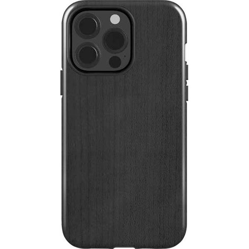 Ebony Wood iPhone 15 Pro Impact Case