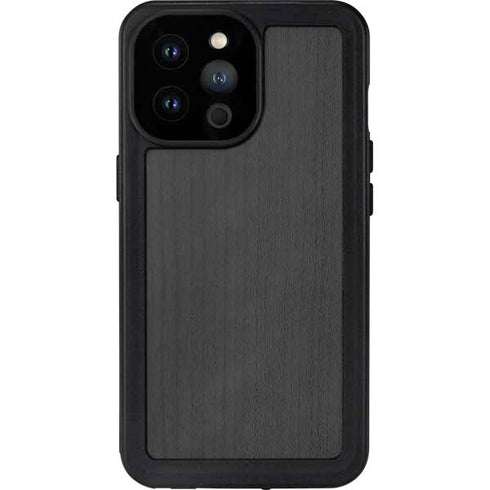 Ebony Wood iPhone 14 Pro Max Waterproof Case