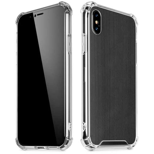 Ebony Wood iPhone XS Max Clear Case