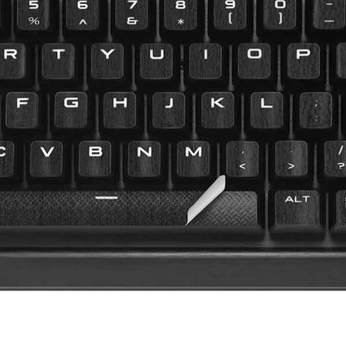 Ebony Wood K95 RGB PLATINUM Mechanical Gaming Keyboard Skin