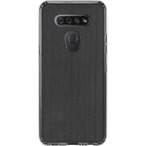 Ebony Wood LG K51/Q51 Clear Case