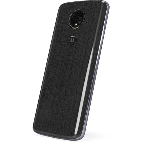 Ebony Wood Moto E5 Plus Skin