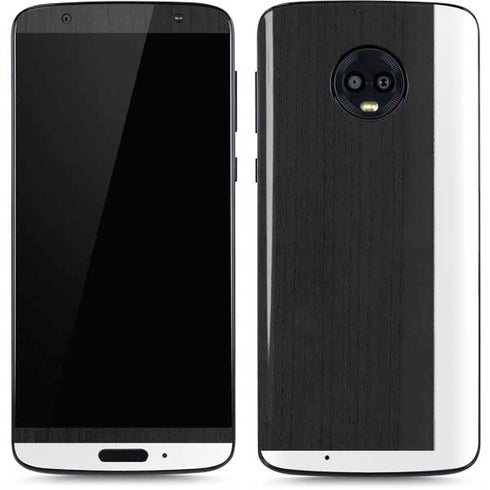 Ebony Wood Moto G6 Skin