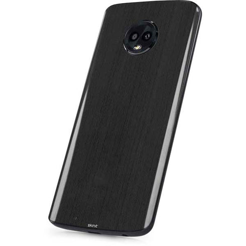 Ebony Wood Moto G6 Skin