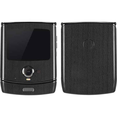 Ebony Wood Motorola RAZR Skin