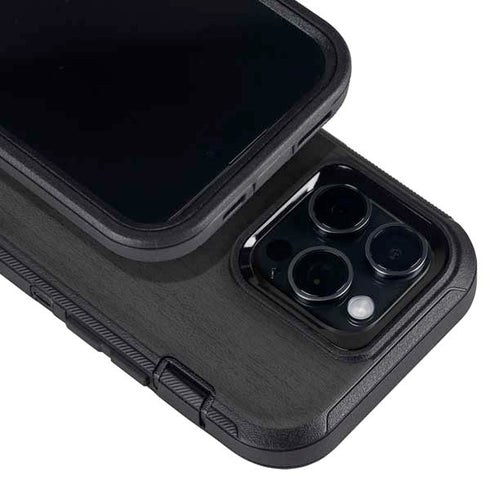 Ebony Wood Otterbox Defender iPhone Skin