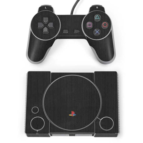Ebony Wood PlayStation Classic Bundle Skin