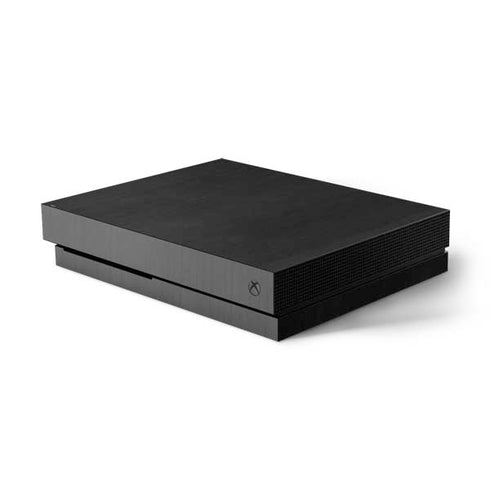 Ebony Wood Xbox One X Console Skin