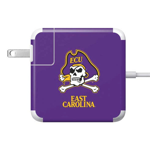 East Carolina University ECU Pirates 85W Power Adapter (15 and 17 inch MacBook Pro Charger) Skin