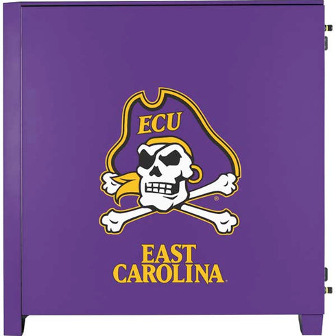 East Carolina University ECU Pirates Corsair 4000D Tempered Glass Mid-Tower ATX Case Skin