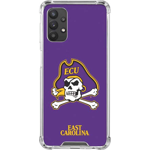 East Carolina University ECU Pirates Galaxy A32 5G Clear Case