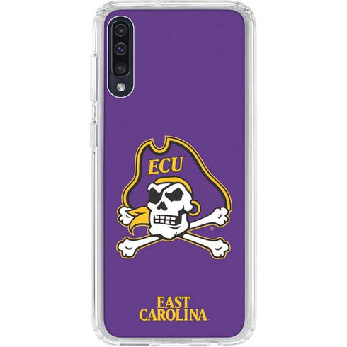 East Carolina University ECU Pirates Galaxy A50 Clear Case