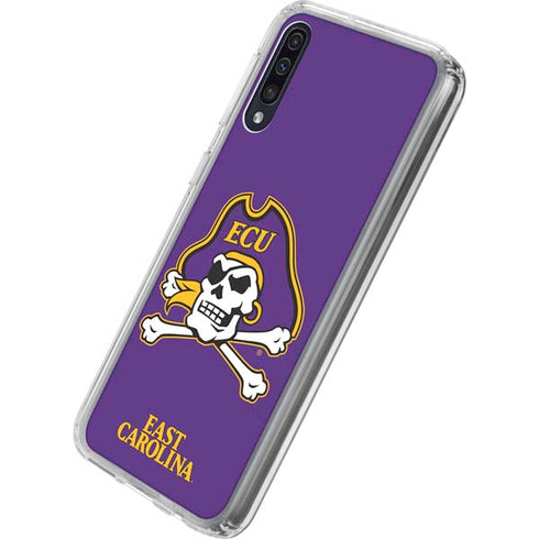 East Carolina University ECU Pirates Galaxy A50 Clear Case