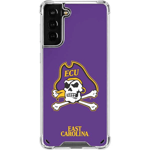 East Carolina University ECU Pirates Galaxy S21 Plus 5G Clear Case