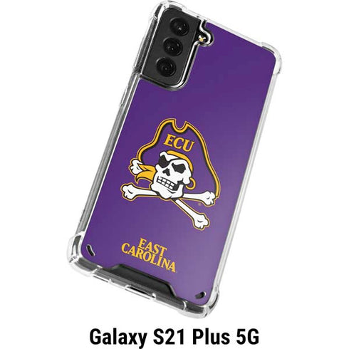 East Carolina University ECU Pirates Galaxy S21 Plus 5G Clear Case