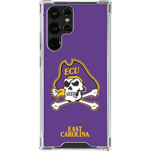East Carolina University ECU Pirates Galaxy S24 Ultra Clear Case