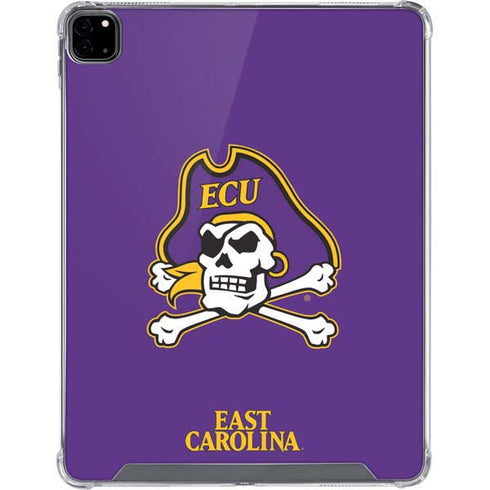 East Carolina University ECU Pirates iPad Pro 12.9in (2020) Clear Case
