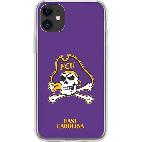 East Carolina University ECU Pirates iPhone 11 Clear Case