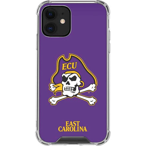 East Carolina University ECU Pirates iPhone 12 Clear Case