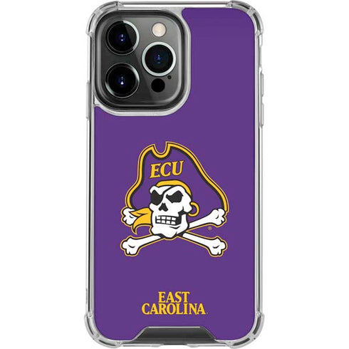 East Carolina University ECU Pirates iPhone 13 Pro Clear Case