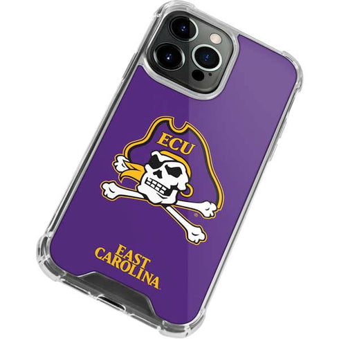 East Carolina University ECU Pirates iPhone 13 Pro Clear Case