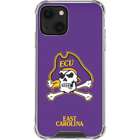 East Carolina University ECU Pirates iPhone 14 Plus Clear Case