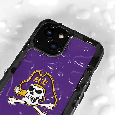 East Carolina University ECU Pirates iPhone 15 Plus Waterproof Case